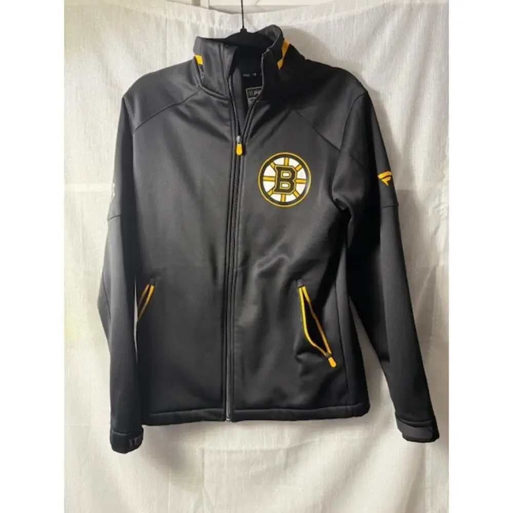 Boston Bruins Authentic Pro Zip Up Jacket - Size Small